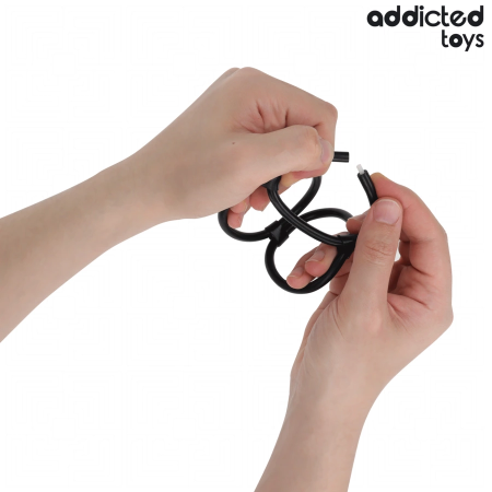Addicted Toys Triple Support Ring - Flexible Multi-Size System
