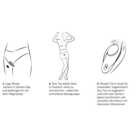 We-Vibe Moxie+ Aqua Discreet Wearable Panty Device with Remote & App