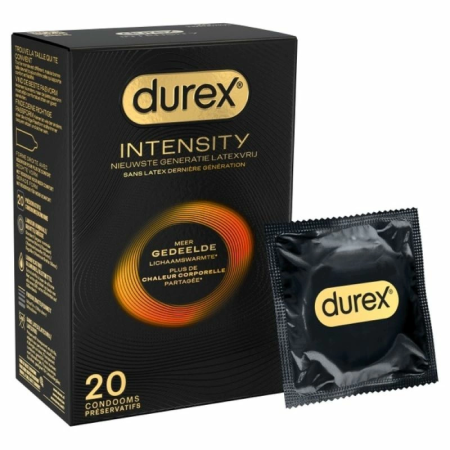 Durex Intensity Ultra-Thin Latex-Free Condoms 20-Pack 56mm