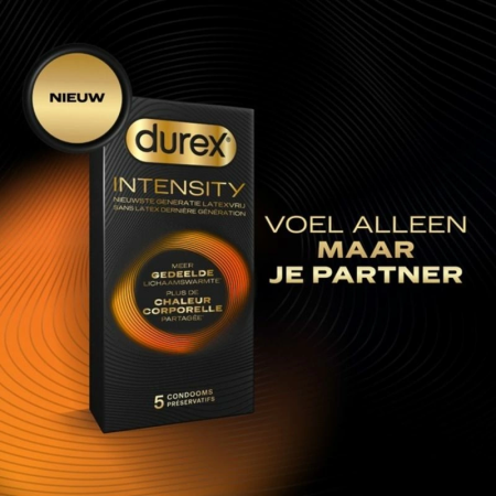 Durex Intensity Latex-Free Ultra Thin Condoms 5 pcs - Enhanced Comfort