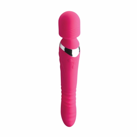 INMI Ultra Thrust-Her Silicone Wand Dual-Action Massager Pink 27.3cm