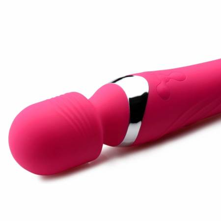 INMI Ultra Thrust-Her Silicone Wand Dual-Action Massager Pink 27.3cm