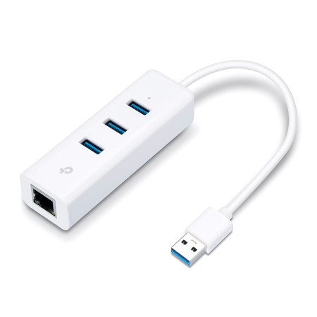 TP-LINK USB 3.0 3-Port 1000M Adapteris