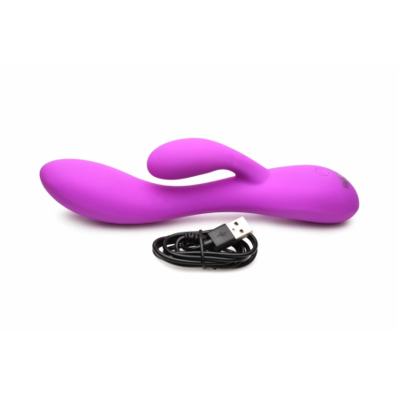 BANG! Flexible Dual Motor Rabbit Vibrator Purple 19.5cm Waterproof