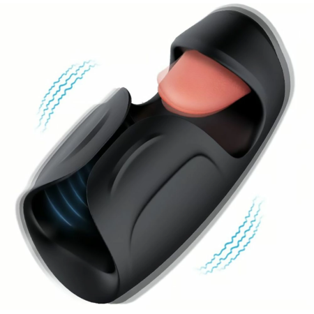 Blush M For Men Lickety Split Intimate Machine Black Silicone USB