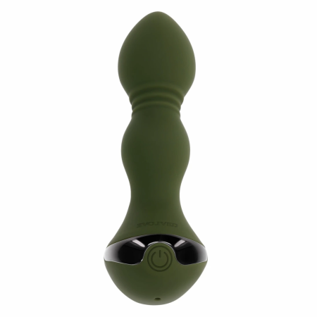 Evolved Lieutenant Vibrating Anal Plug 12 cm Silicone USB Splashproof