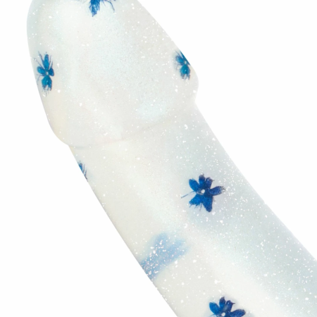 Blossom Bliss Intimate Machine Blue Glitter 19cm by Dildo Collection