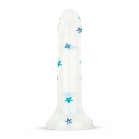 Blossom Bliss Intimate Machine Blue Glitter 19cm by Dildo Collection