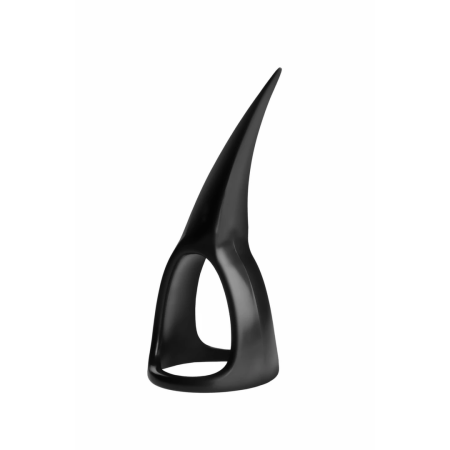 XR Brands Sensory Claw Rings Black Set - 10 Pieces, Multiple Sizes