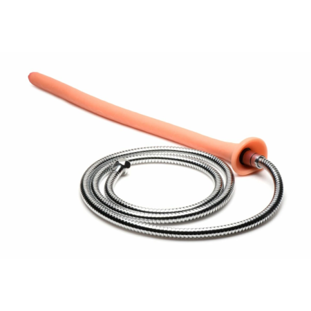 XR Brands Hosed Silicone Intimate Cleansing Hose 50 cm Black