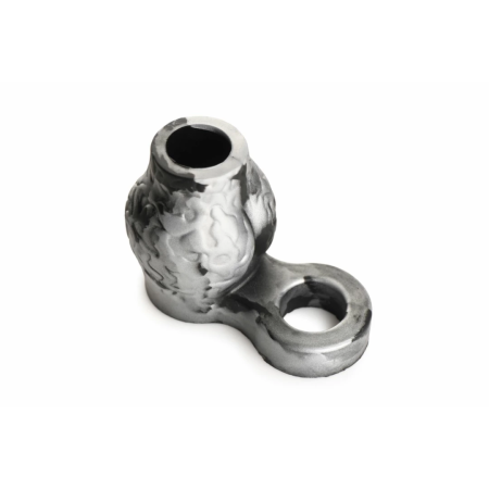 XR Brands Night Prowler Silicone Ball Support Ring Gray