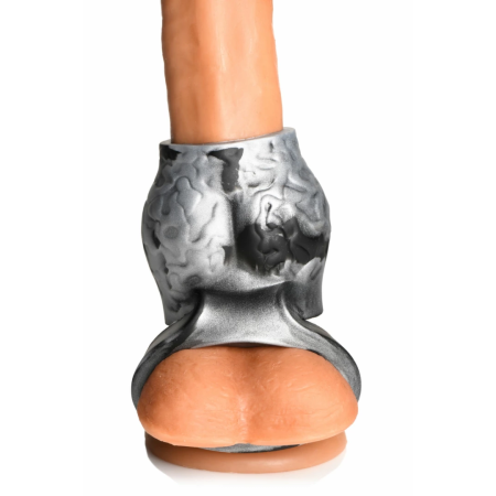 XR Brands Night Prowler Silicone Ball Support Ring Gray