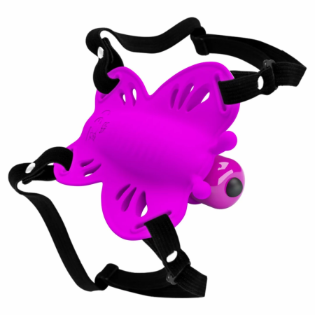 Pretty Love Sloane Intimate Silicone Butterfly Massager, Purple