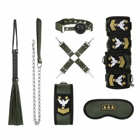 Hidden Desire 8-Piece Discipline Kit - Premium Military-Inspired Set