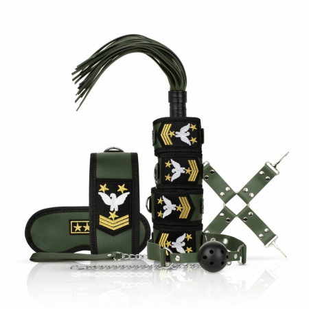 Hidden Desire 8-Piece Discipline Kit - Premium Military-Inspired Set