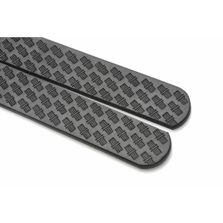 XR Brands Scottish Tawse Black - Vegan Leather Impact Tool, 45 cm