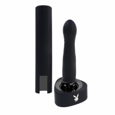 Playboy Pleasure Zone Black - Rechargeable Thrusting Intimate Machine