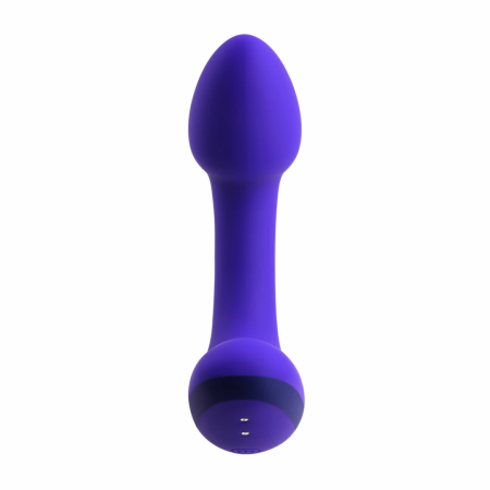 Evolved Novelties Anybody's Plug Purple - Ergonomic Wavy Design Small