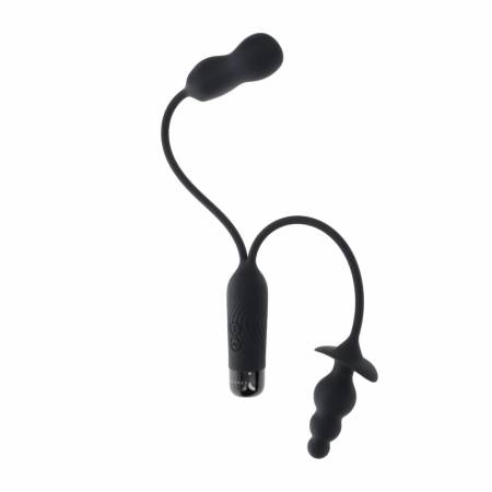 Evolved Novelties Double My Pleasure Black - Dual Motor Intimate System