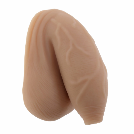 Evolved Novelties The Uncircumcised Packer Model - Beige, Anatomical Design