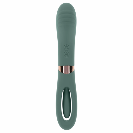 Evolved Novelties Chick Flick Dual-Ended Silicone Device Green
