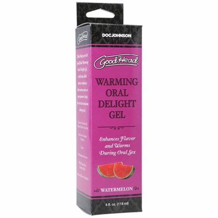 Doc Johnson GoodHead Warming Gel Watermelon 118ml - Edible Sensation Enhancer