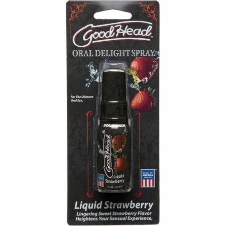 Doc Johnson GoodHead Oral Delight Spray Strawberry 29ml Vegan Formula