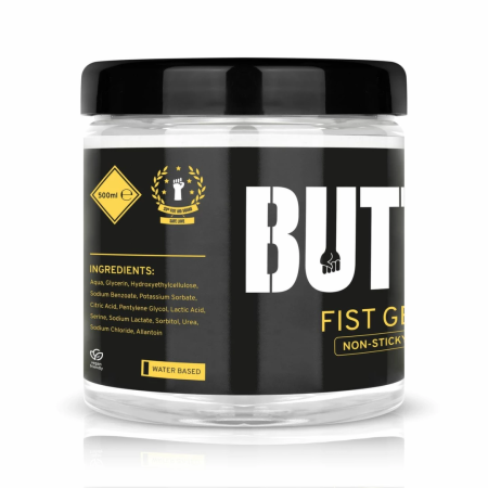 BUTTR Transparent Gel 500ml - Long-Lasting Non-Sticky Lubricating Formula