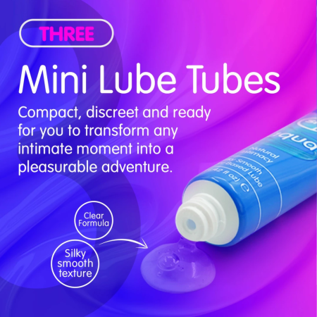 Skins Vital Lubricant Sample Tubes Set 3x12ml - Water & Silicone Based
