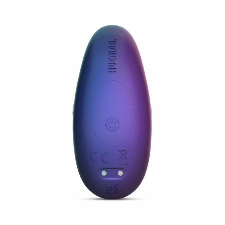 Hueman Galaxy Force Remote-Controlled Vibrating Beaded Plug Black