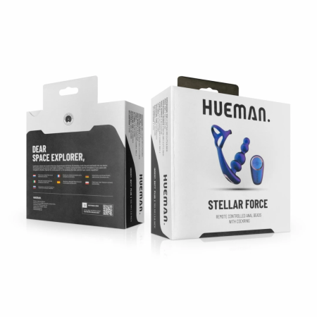 Hueman Stellar Force Vibrating Plug & Dual Ring System, 10 Modes