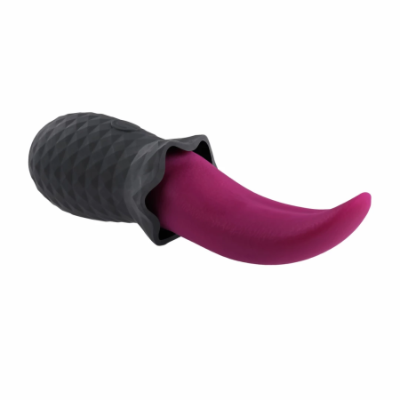 Evolved Tongue Teaser Silicone Vibrating Device Waterproof USB Pink