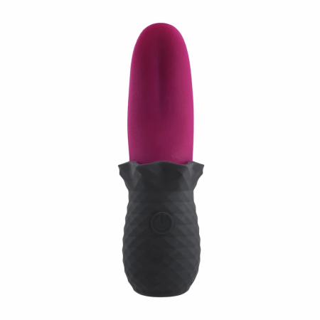 Evolved Tongue Teaser Silicone Vibrating Device Waterproof USB Pink
