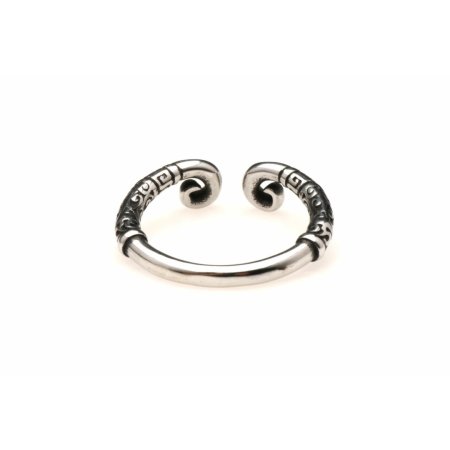 XR Brands Stainless Steel Glans Ring Silver - Precision Comfort Fit
