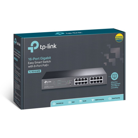 TP-Link TL-SG1016PE 16-Port PoE+ Switch