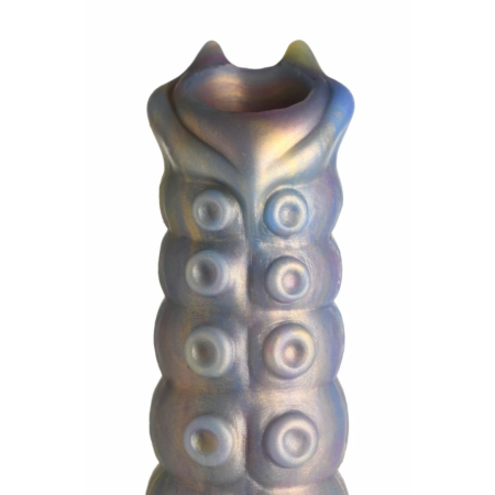 XR Brands Deep Invader Silicone Tentacle with Removable Eggs, Multicolor