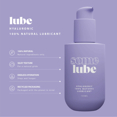 SOME Hyaluronic Water-Based Lubricant 100ml - Intensive Hydration Formula