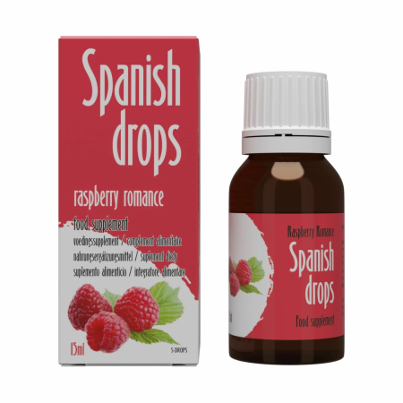 Cobeco Spanish Drops Raspberry Romance 15ml - Flavored Energy Formula
