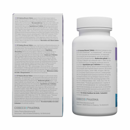 Cobeco CC Fabulous Breasts 90 Tablets - Herbal Firming Formula