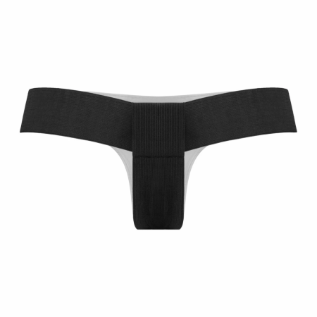 Fetish Collection Vibrating Strap-On System Black Adjustable Set