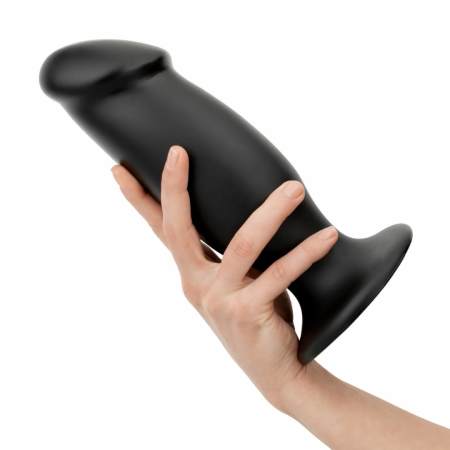 BUTTR AH-1 Cobra Intimate Plug PVC Black 15 cm with Secure Base