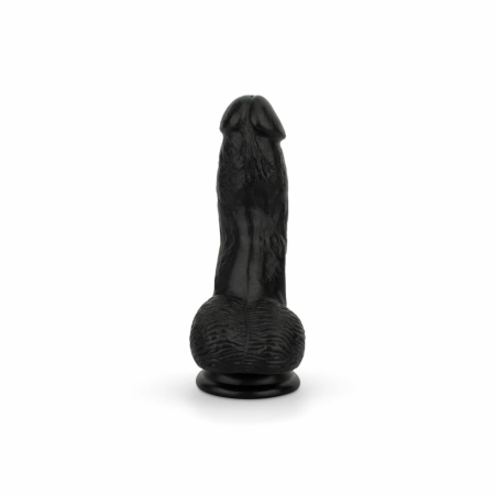EasyToys Silicone Black Intimate Model with Base 12 cm