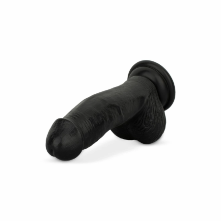 EasyToys Silicone Black Intimate Model with Base 12 cm