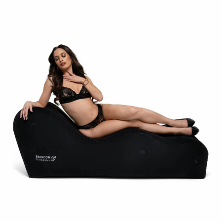 Bedroom Fantasies The Lounger Inflatable Support Bench Black Ergonomic
