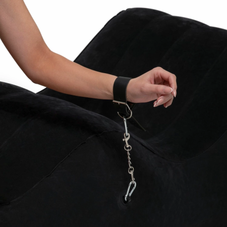 Bedroom Fantasies The Lounger Inflatable Support Bench Black Ergonomic