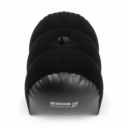 Bedroom Fantasies Straddler Inflatable Support Pillow Black Ergonomic