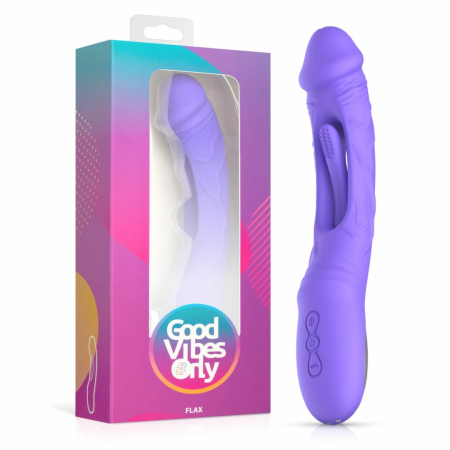 Good Vibes Only Flax Intimate Machine Silicone 7-Mode Vibrator G-Spot
