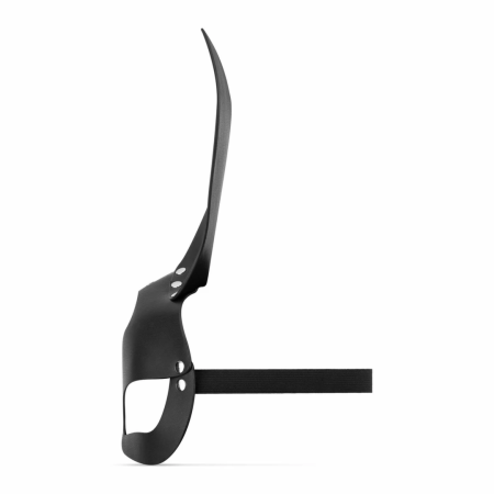 Bedroom Fantasies Bold Bunny Mask Black Adjustable Leather Accessory