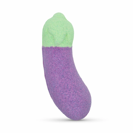 Gift Republic Eggplant-Shaped Bath Bomb, Berry Scent, 120g