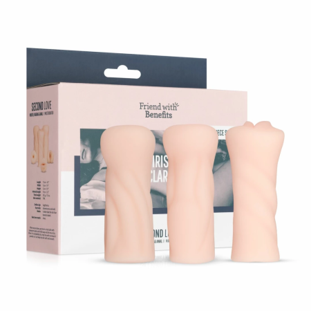 Friend With Benefits Set - Trio of Anatomical Intimate Devices, 3 pcs
